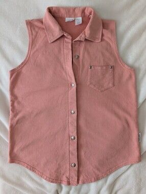90's Vintage Cherokee Sleeveless Button-Front Too